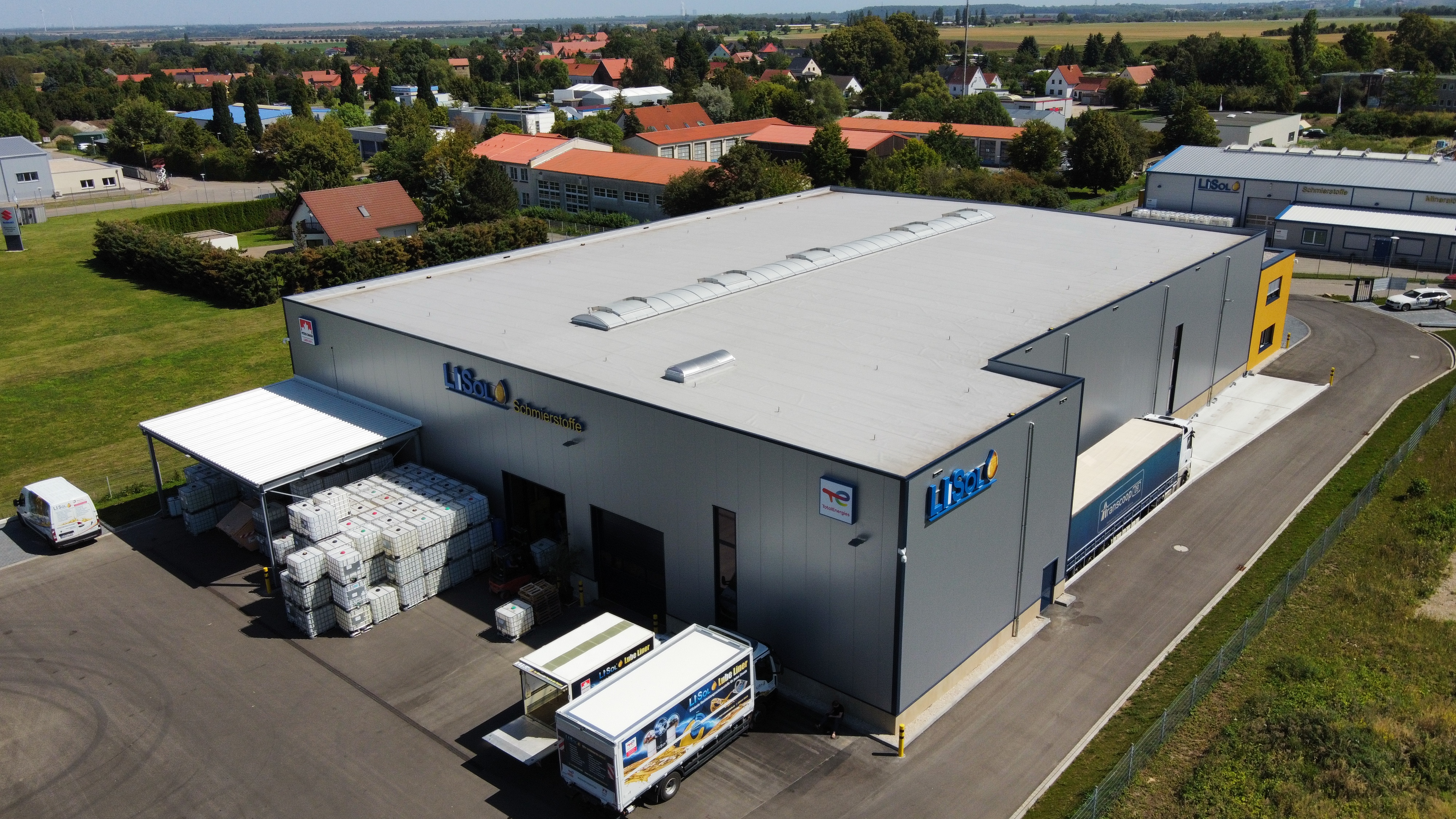 Unternehmensneubau Rückseite